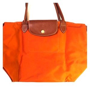 Longchamp burnt orange bag